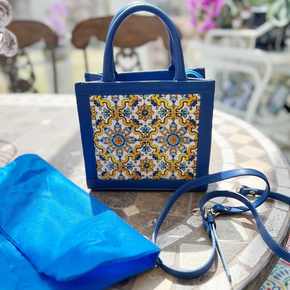 Capri Watch Royal Blue Mosaic Small Purse